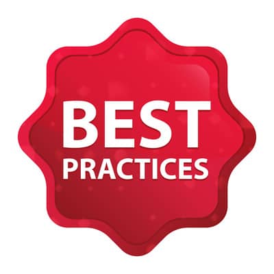 Installation and Use best practices